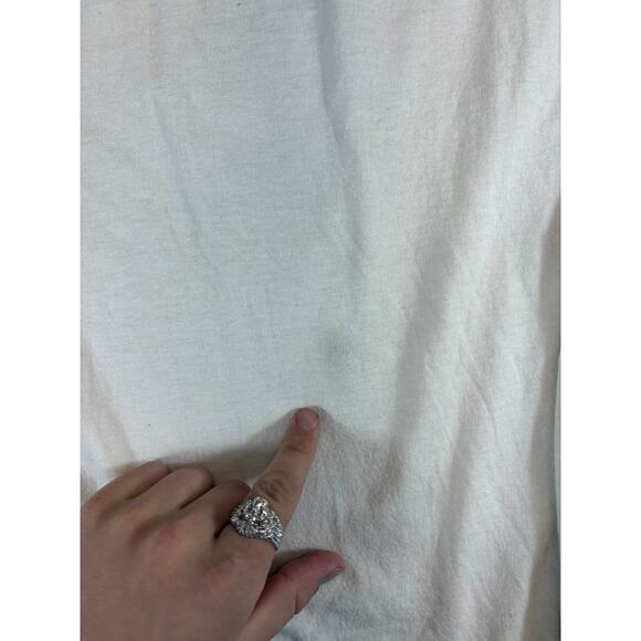 VINTAGE NASCAR Racing Shirt Mens XL White Graphic Long Sleeve Tee Streetwear Y2K - Picture 5 of 8